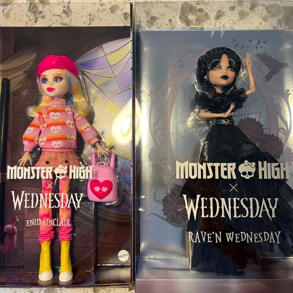 Wednesday & Enid Monster High Dolls - Picture 1 of 1